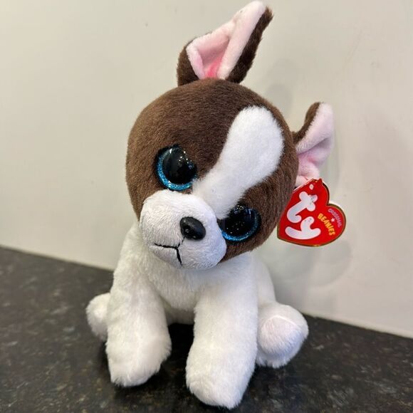 TY Beanie Baby - PORTIA the Terrier Dog (6 inch) - MWMTs Stuffed Animal Toy - Picture 1 of 9